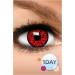 FXEYEZ Red Devil Colored Contact Lenses for Halloween | 2 Pieces - No Prescription Needed | Perfect for Cosplay Carnival & Anime - Buy Online on GoSupps.com
