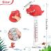 Floating Pool Thermometer | Large Easy-to-Read Display | Shatter Resistant | Ideal for Pools Spas & Aquariums (Alligator Frog - Buy Online on GoSupps.com