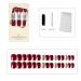 Buy 30 Pcs Red Artificial Nails Set - Acrylic Stick On Fingernails Tips for Girls | DS-29 - Buy Online on GoSupps.com