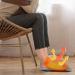 Clicitina Foot Warmer with Heating & Vibration Massage | Fast Heating Pillows | Ultra-Wide Fleecer Straps | 3 Settings | Durable Non-Slip Sole | Unisex Mobile Heating Fan - Gray One Size - Buy Online on GoSupps.com