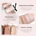 4 Colors Nude Eyeshadow Palette - Matte & Glitter Neutral Eyeshadow for Travel | High Pigment Blendable Coffee Beige Peach Pink Shades | Includes 2 Built-in Brushes - Buy Online on GoSupps.com