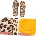 Didiseaon Slipper Sole Shoe Pads - Wear-Resistant Gel Inserts for Men Anti-Skid Metatarsal Support - Indoor Comfort | 3.27x10cm - Buy Online on GoSupps.com