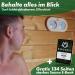 Nordholz 2in1 Sauna Thermometer Hygrometer - Accurate Temperature & Humidity Control for a Relaxing Atmosphere - Premium Wooden Sauna Accessory - Buy Online on GoSupps.com