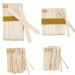 Wooden Wax Sticks 400pcs Wax Spatulas Applicator for Body Eyebrow Legs Face and Small Medium Large Sizes, 4 Style Assorted Wooden Waxing Sticks for Hair Removal or Wood Craft Sticks 1 Count (400 Piece) Wooden Wax Sticks