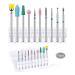 10 pieces of professional diamond bits for nail cutter grinding body grinding head set for manicure nail care removing nail skin kit alloyed tungsten steel bits (02)