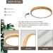 Wayluoung 18W LED Wood Ceiling Lamp 30cm - 4500K 1620LM | Stylish Lighting for Bedroom Living Room Kitchen & Dining Room - Buy Online on GoSupps.com