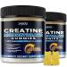 Creatine Monohydrate Gummies 5g for Men & Women - Sugar Free Creatine Gummy 5000mg with Magnesium Taurate L-Taurine Vitamin B 6 & B12 for Muscle Support Energy Boost Pre-Workout 120 Count Pineapple 60 Count (Pack of 2)