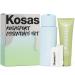 Kosasport Essentials Set - Active Skincare Trio of Deodorant with Shikimic Mandelic and Lactic Acid+ Body Wash with AHA Blend + Lip Balm with Hyaluronic Acid & Vitamin E