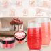 Fidton Edible Glitter for Drinks - 2 Colors Food Color Powder Set | Pink Gold & Red | Perfect for Cakes Fondant Donuts & Cocktails - 5G - Buy Online on GoSupps.com