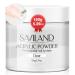 Saviland acrylic powder nails - 150 g clear acrylic powder for nails acrylic nail powder polymer large capacity professional acrylic application for salon nail extension acrylic powder - 150g clear