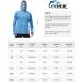 FISHEAL Men's Performance Fishing Hoodie Shirt - UPF 50+ Camo Long Sleeve with Face Mask, Sparkling Blue Camo - Size Large - Buy Online on GoSupps.com