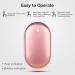 SkyGenius Rechargeable Hand Warmer, 5200mA Reusable Electric Pocket USB Hand Warmers/Power Bank, for Raynauds, Outdoors, Winter Rose - Buy Online on GoSupps.com