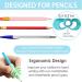 Teksome Pencil Gripper for Children | 5 Ergonomic Rubber Finger Handles | Improve Handwriting & Correct Grip | International Shipping Available - Buy Online on GoSupps.com