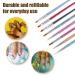 Buy Savita 8-Piece Double-Ended Nail Brush Set | Gel Brush & Nail Art Tools for International Shipping - Buy Online on GoSupps.com