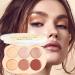 Face Palette6 Colors Face Bronzers And Highlighter Palette Waterproof Cream Texture Blendable Long Lasting Makeup - Buy Online on GoSupps.com