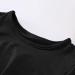 Girls Casual Button Front Tunic Top | Short Sleeve Knot Blouse | Kids T-Shirt | Size 6-7 Years | Color: Black - Buy Online on GoSupps.com