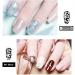 Black & White Nail Stamping Gel Polish Set - 2Pcs 8ml Art Printing for Nail Plate Template - Buy Online on GoSupps.com