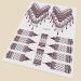 Fovolat Brown Lace Body Sticker | Waterproof Temporary Body Stickers Adhesive Body Stencils Markers For Shopping Reunions Club Nights Halloween - Buy Online on GoSupps.com