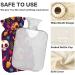 Hot Water Bottle with Sugar Skull Cover | 2L Pain Relief & Hand Warming Premium Heating Bags - Buy Online on GoSupps.com