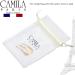 Camila Paris CP2973 White Wavy Hair Pin French Twist Stick Clip | Handmade in France | 3-Prong Hair Fork for Women - Buy Online on GoSupps.com