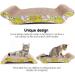 PrimePets 2 Pack Reversible Cardboard Cat Scratcher Pads with Catnip - Corrugated Cat Scratching Lounge Sofa Bed Replacement Pad - Buy Online on GoSupps.com