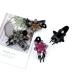 Dizila 4 Pack Luxury Glitter Sparkly Rhinestone Flower Hair Claws - Hair Accessories for Women & Girls - Buy Online on GoSupps.com
