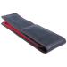 Two-tone JORIS wallet with snap fastener made of genuine leather with chic decorative stitching in black/red Black - Red