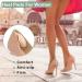 Comfortable Heel Inserts for Women - 4 Pairs Cushion Pads for Loose Shoes 6mm Beige - Pain Relief & Better Fit - Buy Online on GoSupps.com