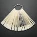 Nail Tip Stick - 100Pcs Fan False Nail Tips for Manicure & Gel Display (White) - International Shipping Available - Buy Online on GoSupps.com