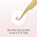 Allove Eyelash Extension Tweezers - High-Precision 90-Degree Diamond Handle Fiber Pincers for Volume Extensions - Buy Online on GoSupps.com