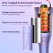 Automatic Curling Iron - Fast Heating Wand with 4 Temp Settings up to 430? & Timer - Dual Voltage, Anti-Scald, Auto Shut-Off - Purple - Buy Online on GoSupps.com