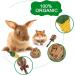 AKlamater 14Pcs Rabbit Chew Toys Natural Sticks for Rabbits Loofah Wood Grass Ball String for Rabbits Guinea Pig Hamsters Chinchilla - Buy Online on GoSupps.com