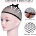 URAQT 4 Pcs Stretchy Nylon Wig Caps - Breathable Unisex Wig Cap for Women and Men - Black - Buy Online on GoSupps.com