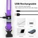 Luminous USB-C LED Dog Collar - Waterproof Adjustable Light with 7 Colors for Small & Medium Dogs (48-60cm) | Lila - Buy Online on GoSupps.com