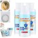 Upgrade Splashs Toilet Cleaner Splashs Foam Toilet Cleaner Splashs Toilet Bowl Cleaner Foam Toilet bowl Cleaners Foaming Powder for Toilet Bathroom Cleaning (3pcs)