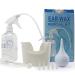 TopQuaFocus Earwax Removal Kit Ear Cleaner Ear Wax Remover Ear Cleaning Kit for Adults Kids Ear Irrigation Flushing System 500ml(Clear) White