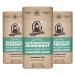 Dr. Squatch Natural Deodorant for Men 3 Pack Rainforest Rapids Odor-Squatching Men's Deodorant Aluminum Free (2.65 oz 3 Pack)