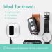 Bril UV-C Toothbrush Sanitizer - Portable Sterilizer Cover & Holder in White - Buy Online on GoSupps.com