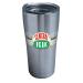 Tervis Warner Bros Friends Central Perk Stainless Steel Insulated Tumbler with Clear and Black Hammer Lid, 20 oz Stainless Steel 20oz