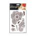 Adecco LLC 6 Sheets Flower Temporary Henna Tattoos - Fashion Flash Women Waterproof Red Ink Body Art Stickers - Buy Online on GoSupps.com