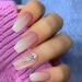 Pink Gradient Rhinestone Press on Nails - 24 Pcs Medium Coffin Shape | Glitter Powder & Rhinestone Designs | False Nails for Women and Girls - Buy Online on GoSupps.com