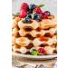 Chef's Larder Belgian Style Waffles 20 x 90g (1.8kg) - Individually Wrapped. Sweet waffle's. - Buy Online on GoSupps.com