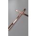 Rose Gold Cake Topper Charm Set - 2 Pieces Acrylic/Wood for Baptism Communion & Confirmation Decorations - Buy Online on GoSupps.com