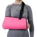 Solace Comfort+ Padded Sling - British Made & NHS Supplied - Arm Collarbone Wrist Shoulder Elbow Support - Pink - Large - Buy Online on GoSupps.com