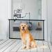 Portable Foldable Mesh Pet & Baby Safety Gate - 70.9x28.3 - Indoor/Outdoor Use - Install Anywhere - Black - Buy Online on GoSupps.com