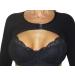 CzSalus Flat Knit High Compression Mini Top & Massaging Arm Sleeves for Lipedema & Lymphedema - Black Small-Medium - Buy Online on GoSupps.com