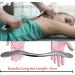Antiexi Gua Sha Schaber - 8PCS Medical Grade Stainless Steel Massage Tool Set for Muscle Pain Relief & Mobilization - Buy Online on GoSupps.com