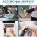 Actesso Elastic Wrist Support with Strap - XL Black - For Sprains, Injuries, or Sports - Flexible Support Without Metal Bar | Left or Right - Buy Online on GoSupps.com