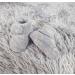 Royal Icon Newborn Baby Booties 0-3 Months | Pom Pom Booties for Baby Boys and Girls | Adorable & Stylish RI408 Grey - Buy Online on GoSupps.com