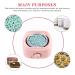 Sweet Pink Wax Warmer Set for Hair Removal - Mini Rose Electric Heater with Transparent Lid (EU Plug) | Ideal for Girls & Women - Buy Online on GoSupps.com